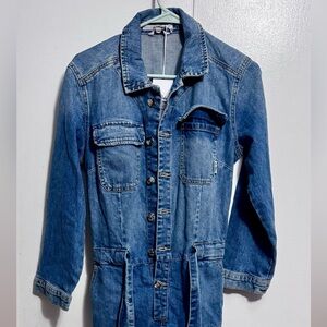 Sam Edelman The Coverall Denim Jumpsuit